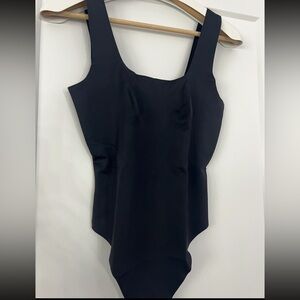 Black Seamless Bodysuit S